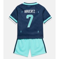 Stroje piłkarskie Niemcy Kai Havertz #7 Koszulka Wyjazdowej dla dzieci MŚ 2026 Krótki Rękaw (+ szorty)